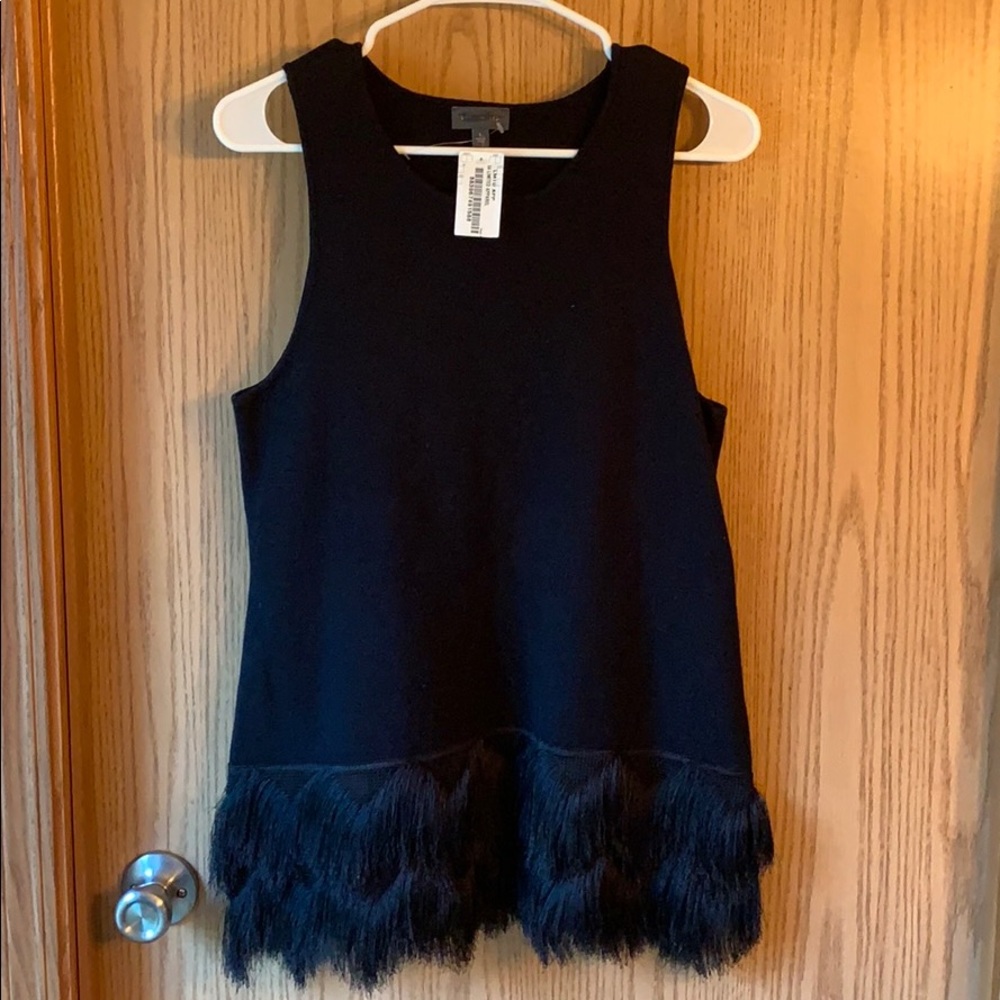 The Limited NWT black shirt large with fringe